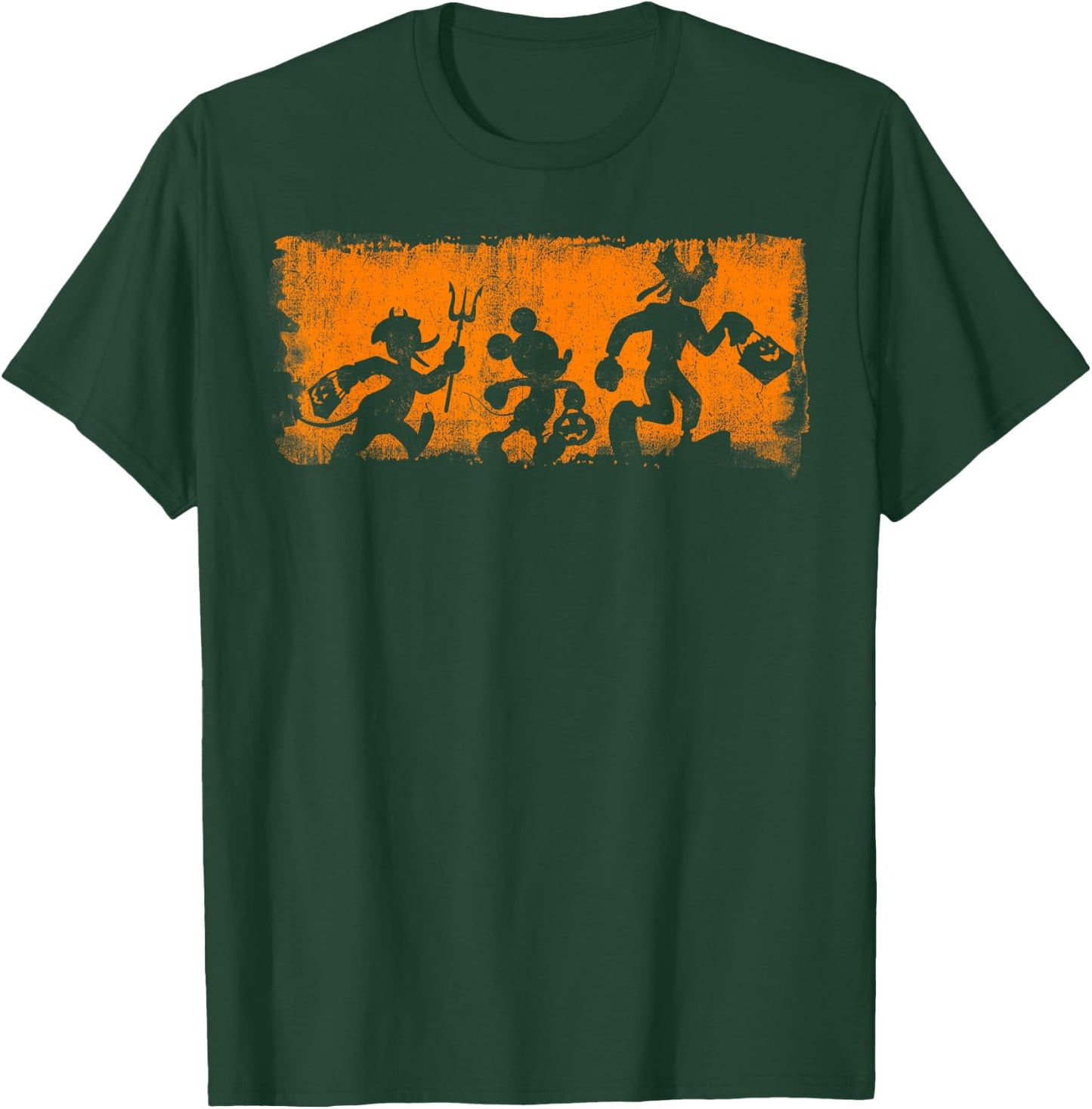 Goofy, Mickey, & Donald Spooky Halloween Shadows T-Shirt - T-Shirt | Forest