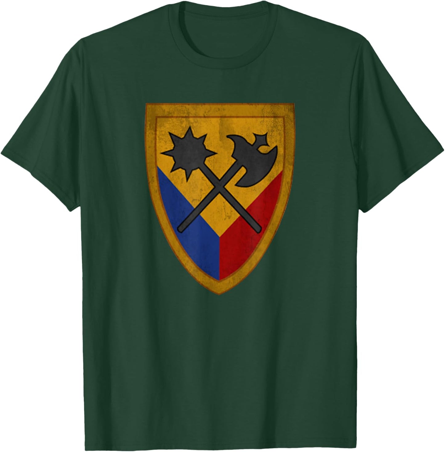 194th Armored Brigade Armor Cavalry Military Veteran Papa T-Shirt - T-Shirt | Forest