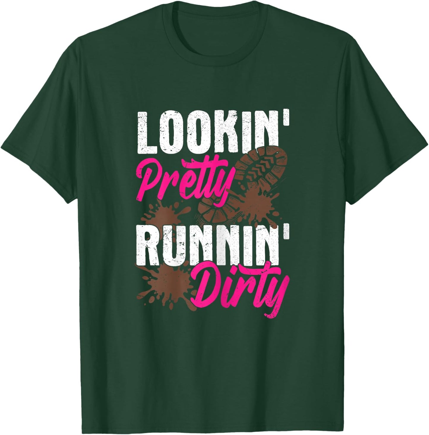 Mud girl run T-Shirt - T-Shirt | Forest