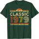 Classic 1979 Vintage 1979 Classic Year Men Women Birthday T-Shirt - T-Shirt | Forest