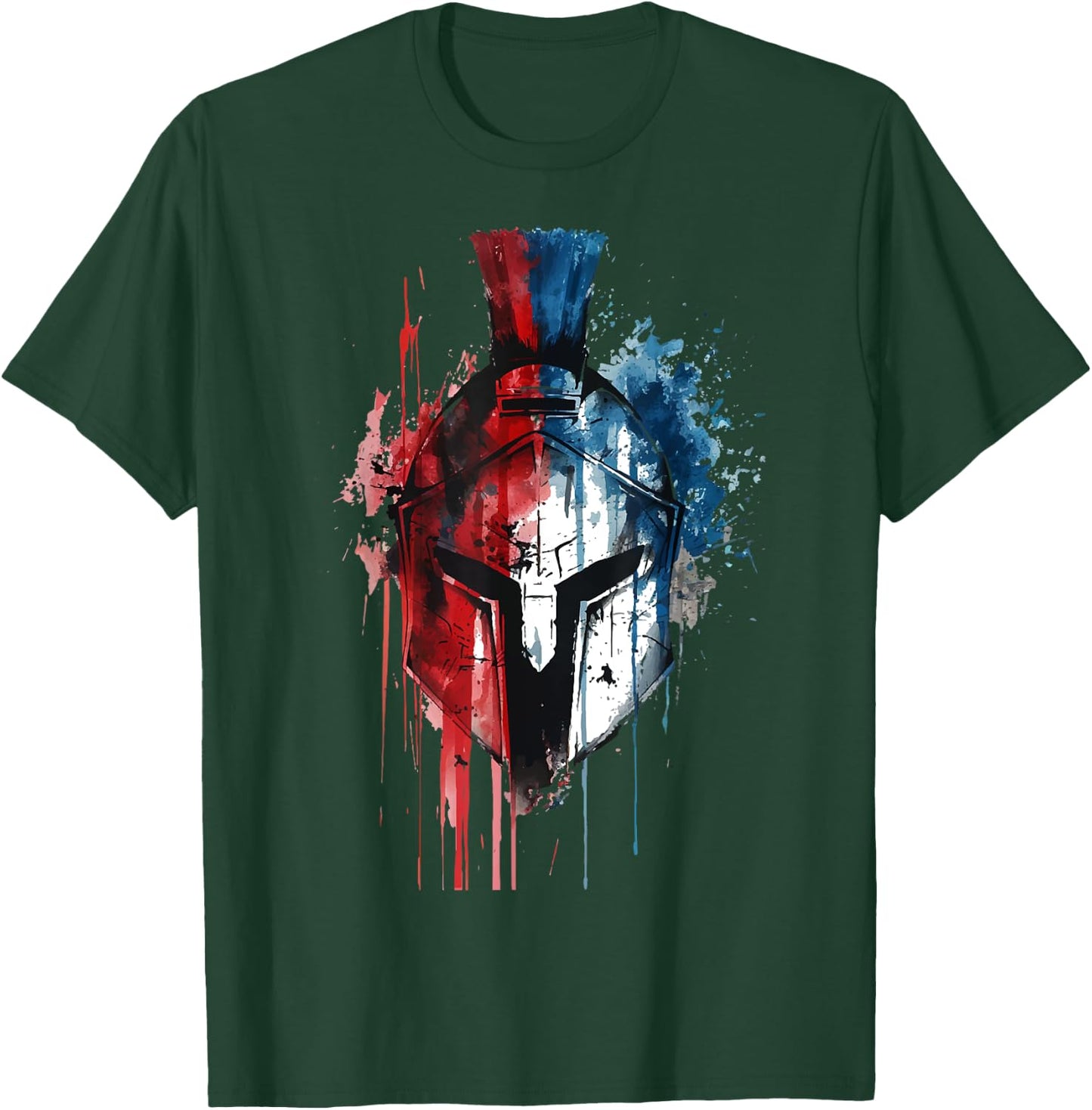 Sparta Spartan Fighter Helmet Greeks Leonidas Sparta T-Shirt - T-Shirt | Forest
