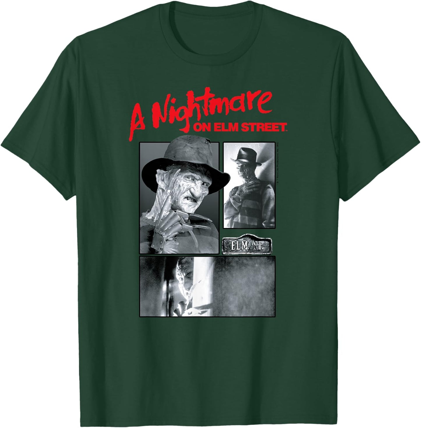 Nightmare On Elm Street - Grid T-Shirt - T-Shirt | Forest