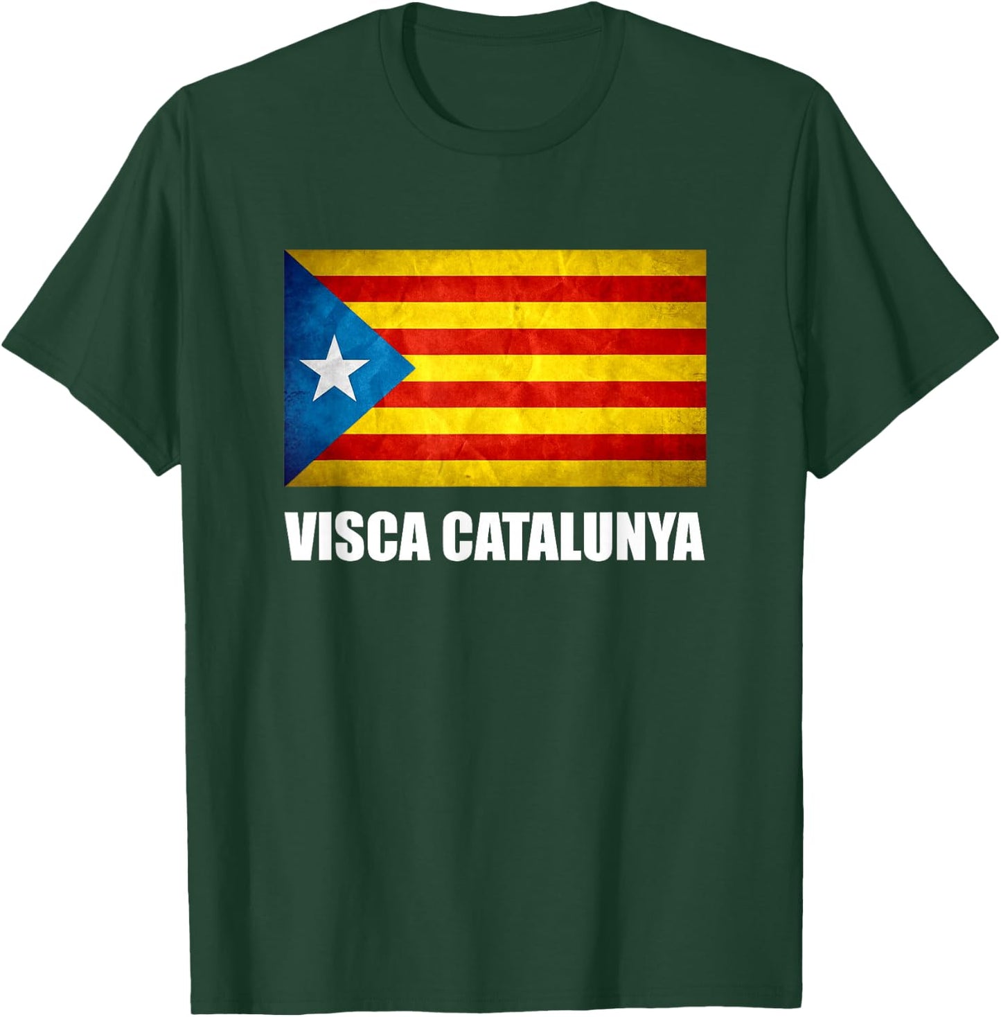 Catalonia Catalunya Catalan Flag T-Shirt - T-Shirt | Forest