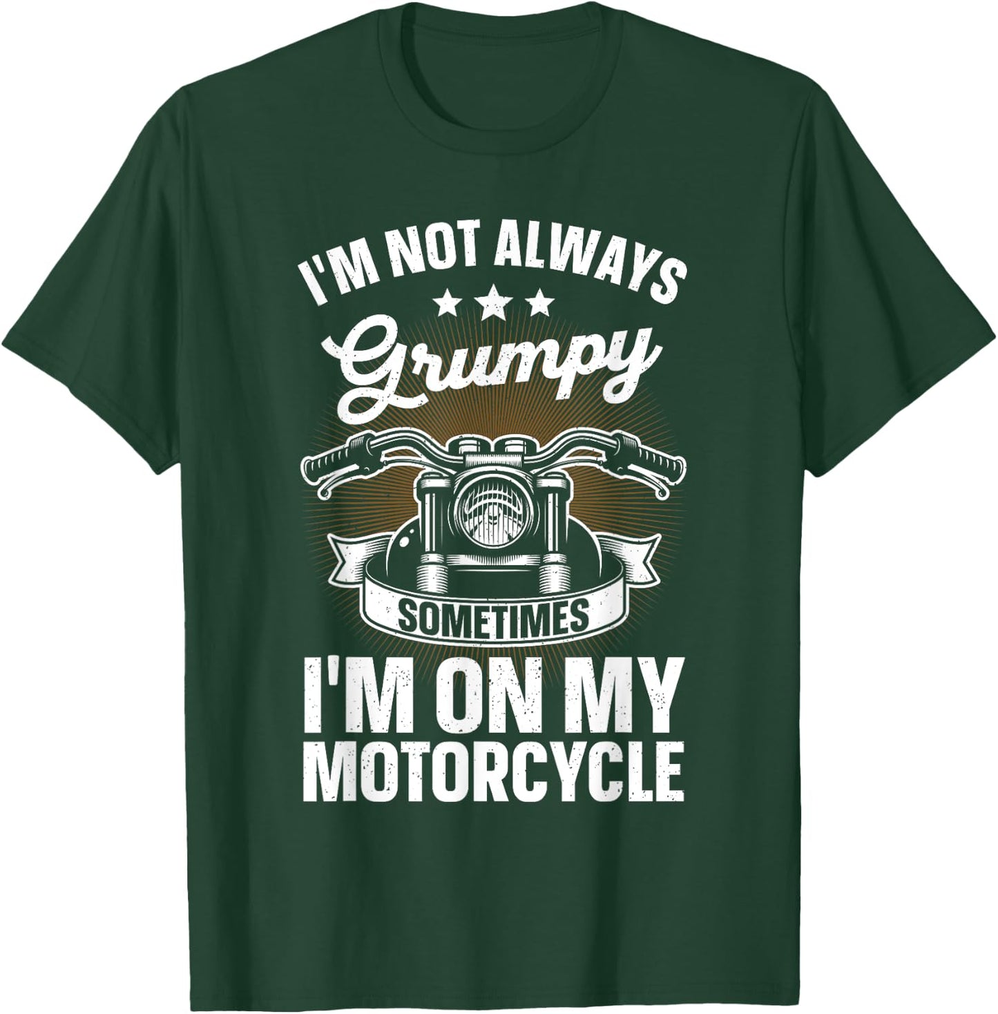 Motorcycle Rider Art Women Dad Motorcycle Bike Lover T-Shirt - T-Shirt | Forest