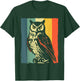 Funny Owls Design Women Kids Animal Lover Night Owl T-Shirt - T-Shirt | Forest