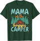 Mama of Happy Camper 1st Birthday Party Retro Mama T-Shirt - T-Shirt | Forest