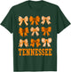 Tennessee Women Girls Kids Coquette Bow for Tennessee Lovers T-Shirt - T-Shirt | Forest