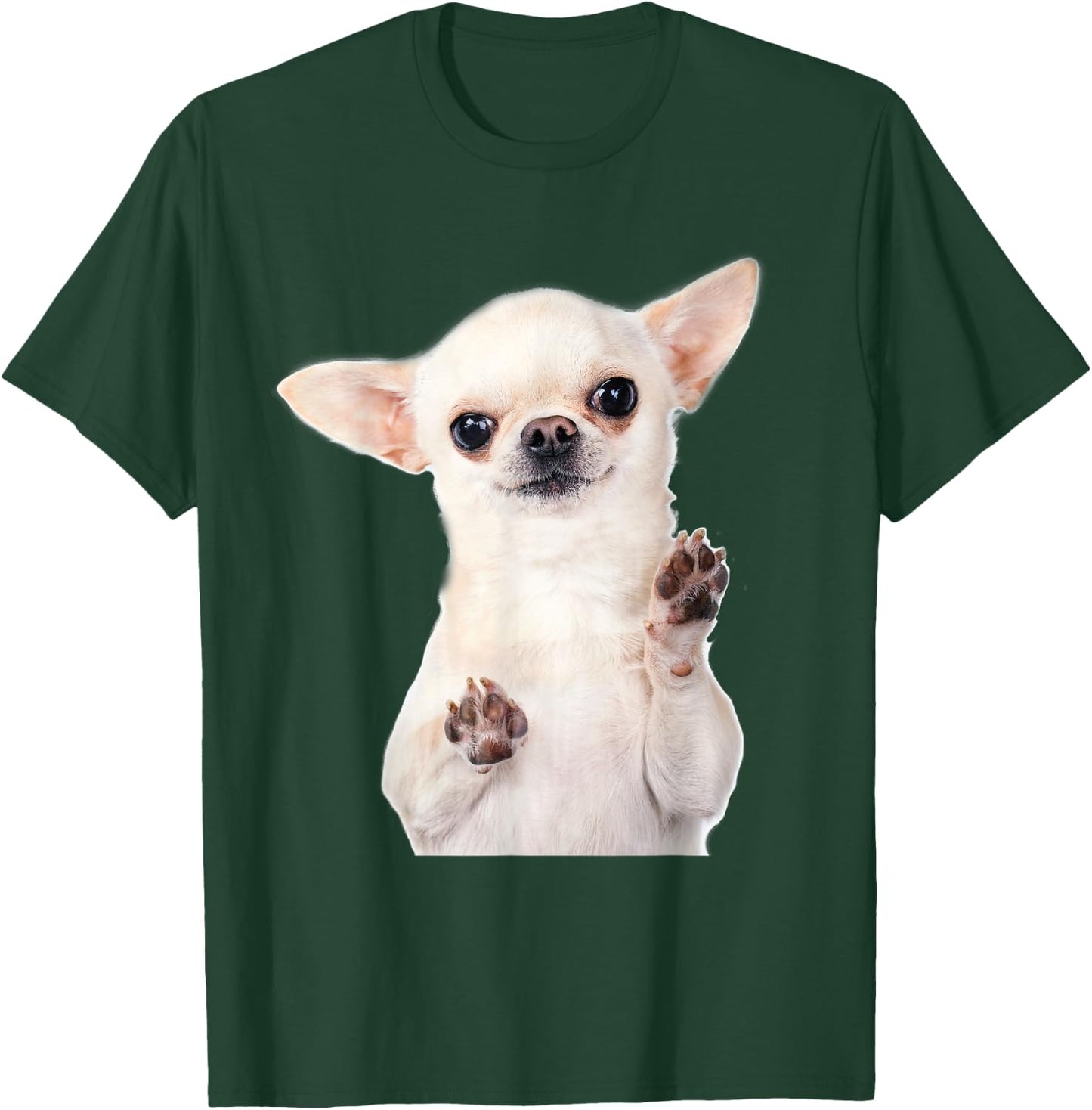 Cute Little Chihuahua Puppy Dog Face For Pet Owners T-Shirt - T-Shirt | Forest