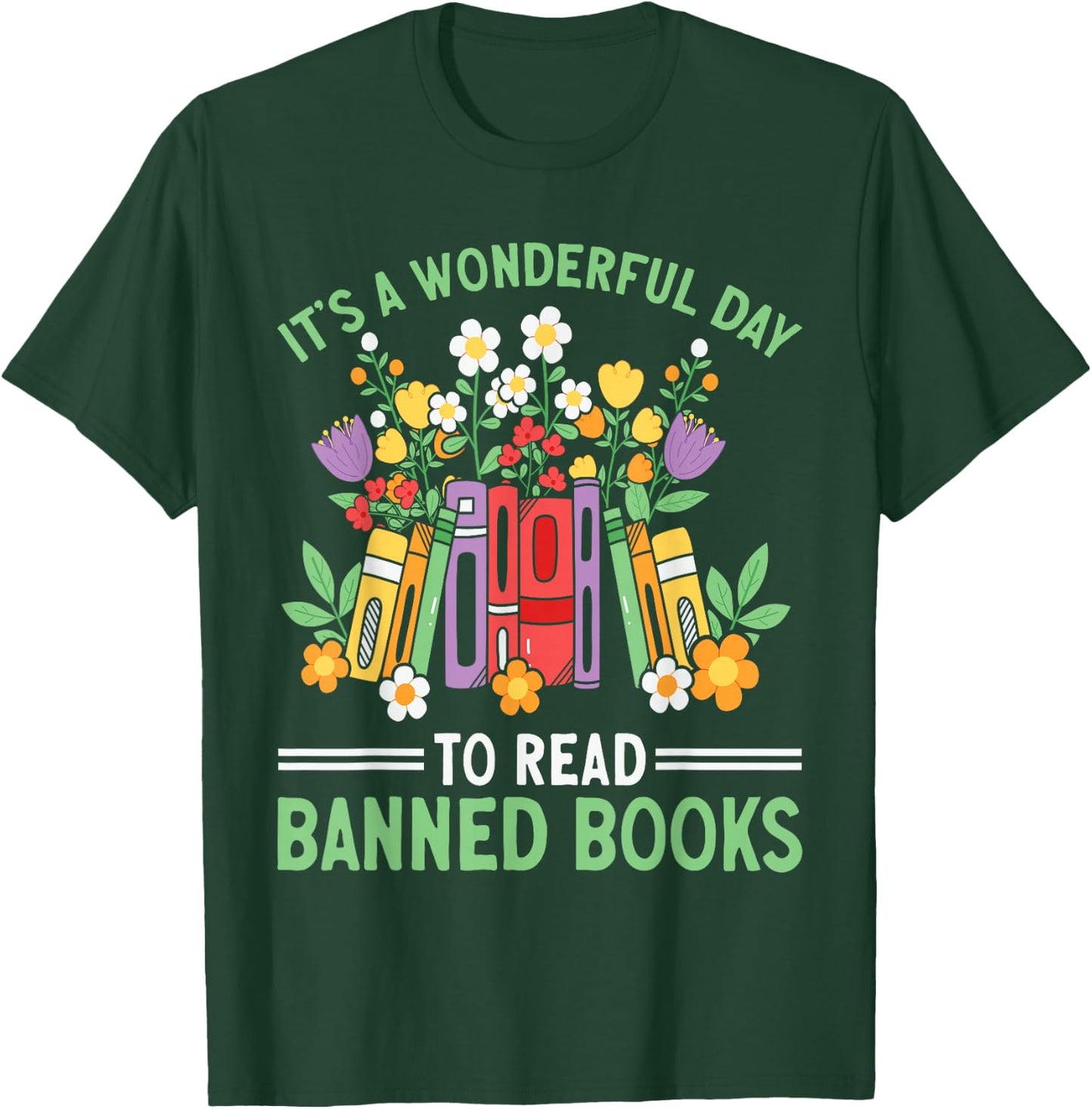Banned Books Week Librarian Reading T-Shirt - T-Shirt | Forest