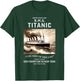 White Star Line RMS Titanic Ship Boys Kids Men T-Shirt - T-Shirt | Forest