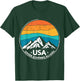 Allgäu USA Unser Schöne Allgäu Mountains Hiking Alps T-Shirt - T-Shirt | Forest