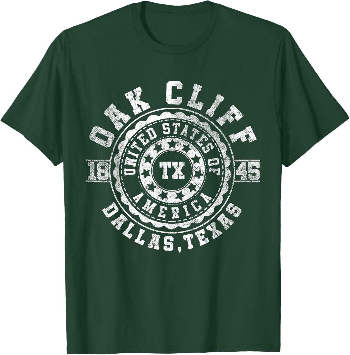 Oak Cliff TX | Texas T-Shirt - T-Shirt | Forest