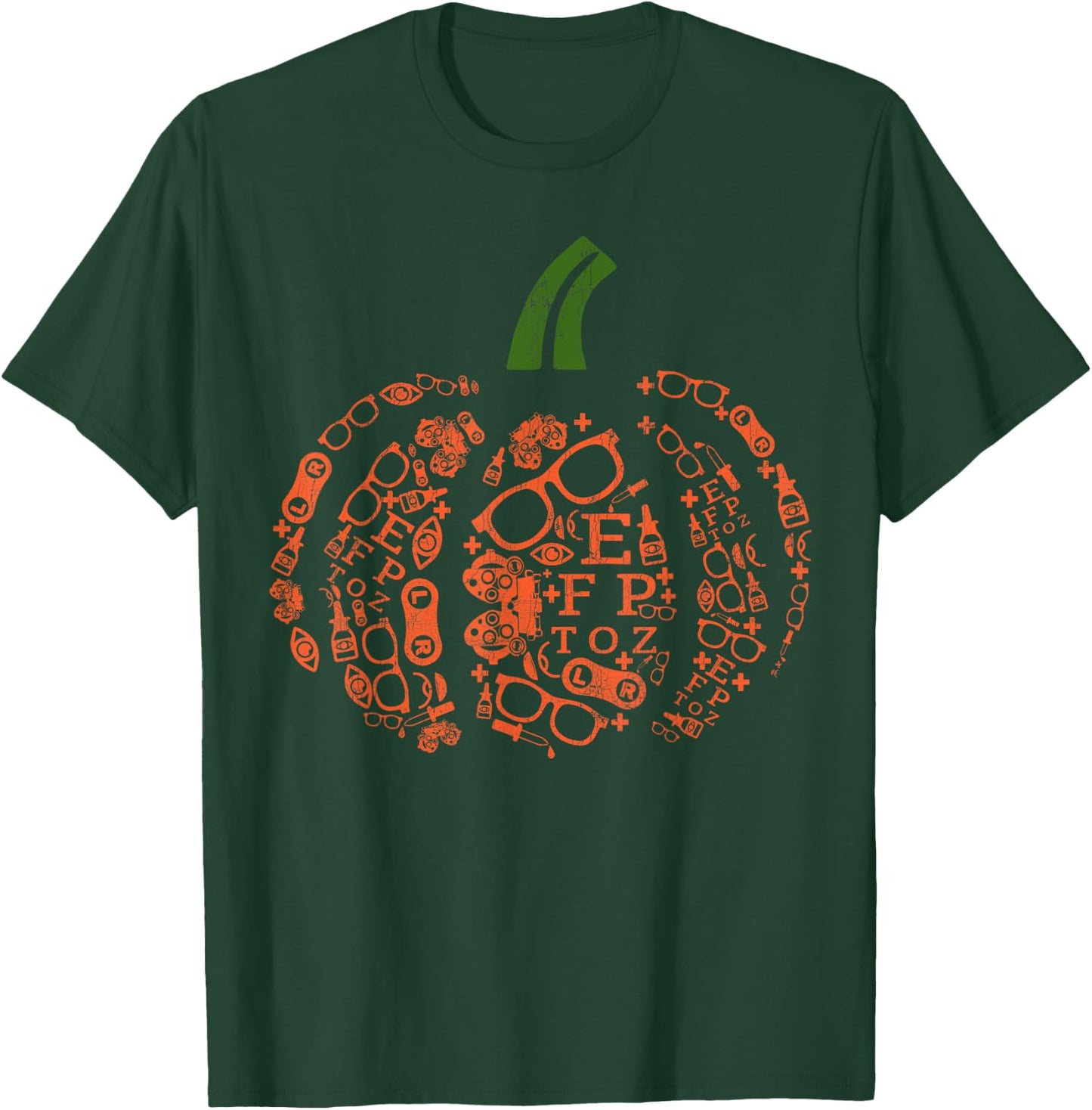 Optometry Pumpkin Halloween Costume, Cute Sight Squad T-Shirt - T-Shirt | Forest