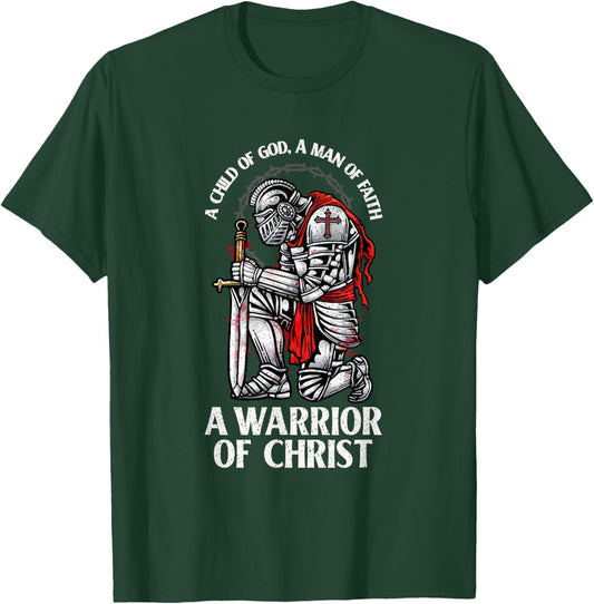 Warrior Of Christ - Faithful Knight T-Shirt - T-Shirt | Forest