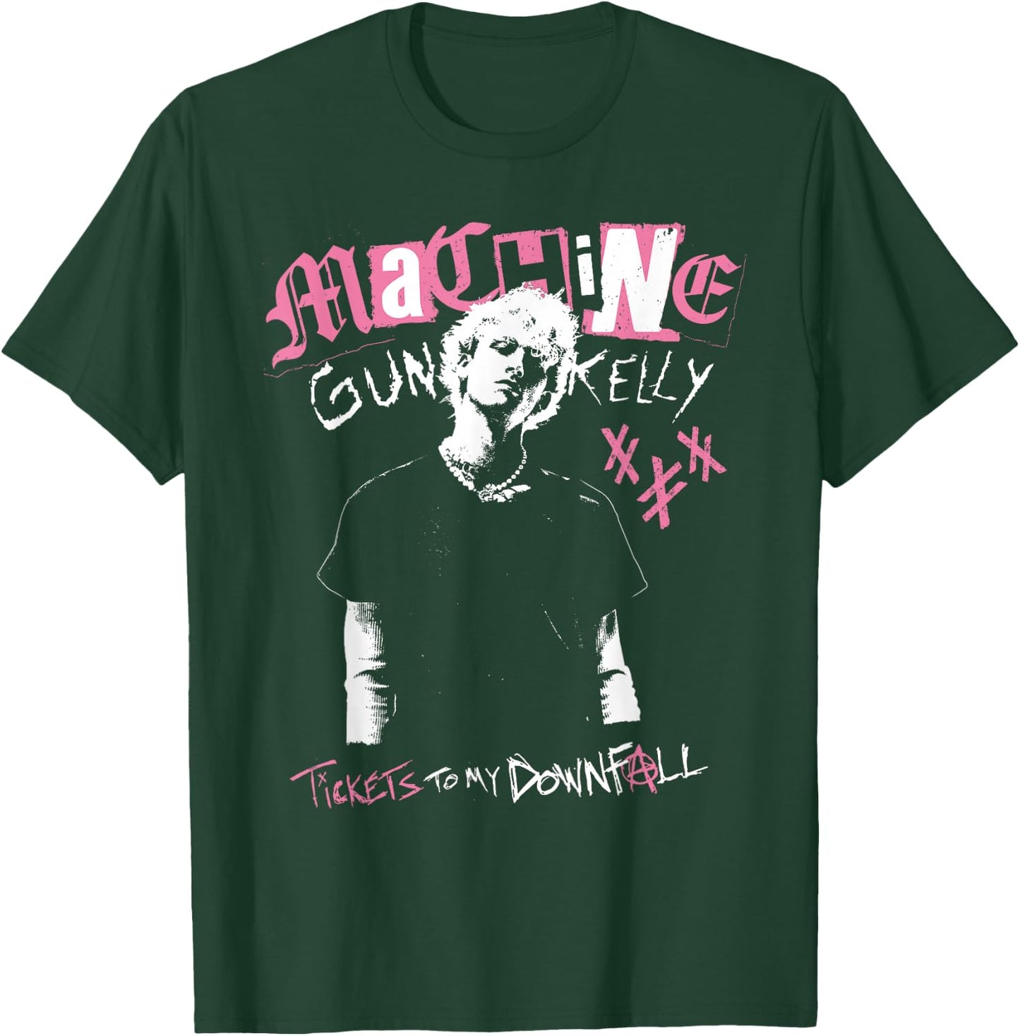 Official Machine Gun Kelly Tickets To My Downfall T-Shirt - T-Shirt | Forest