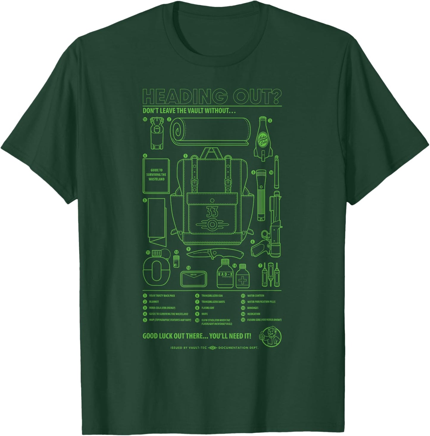 Fallout - Heading Out? T-Shirt - T-Shirt | Forest