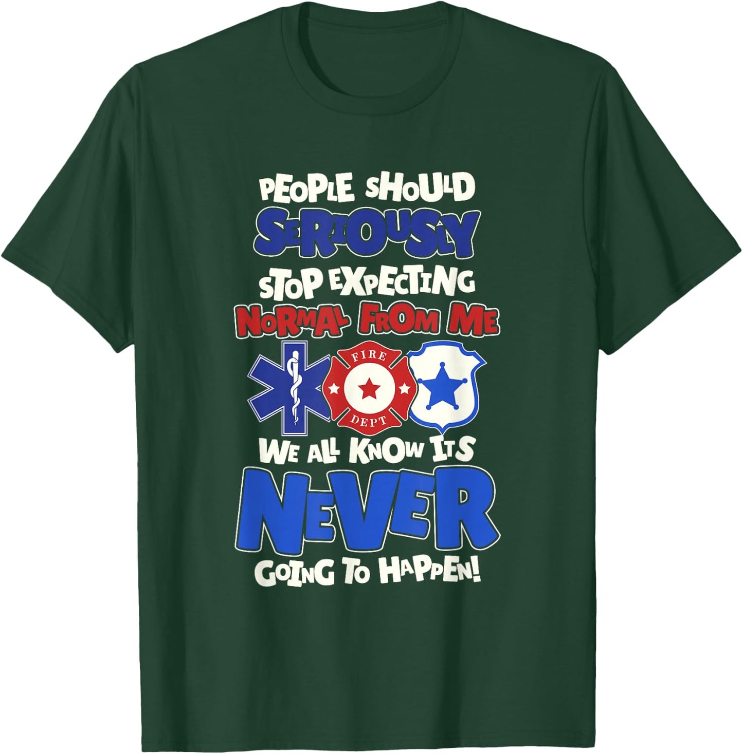 Paramedic Emergency Paramedic Paramedic T-Shirt - T-Shirt | Forest