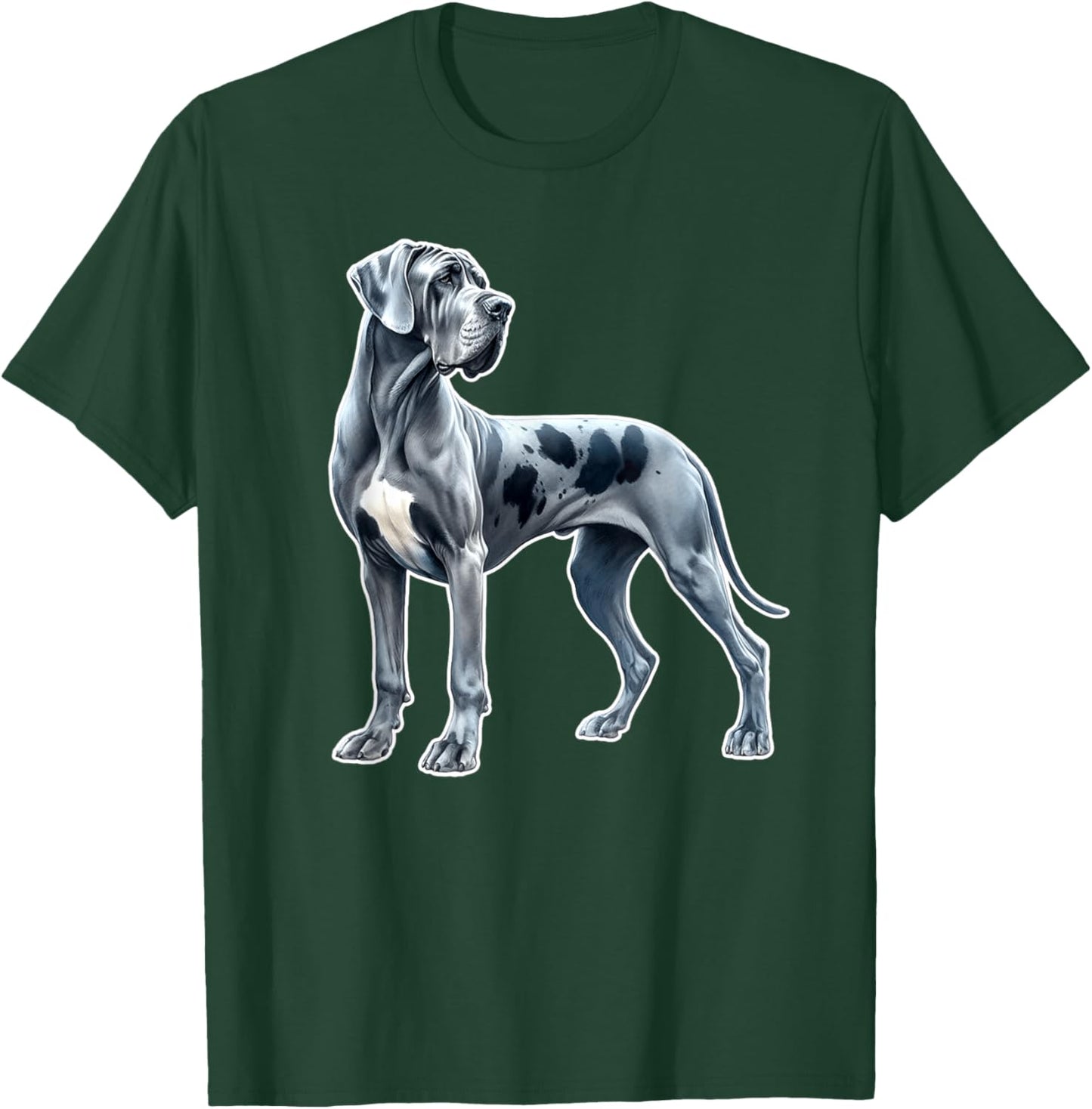Great Dane Dog T-Shirt - T-Shirt | Forest