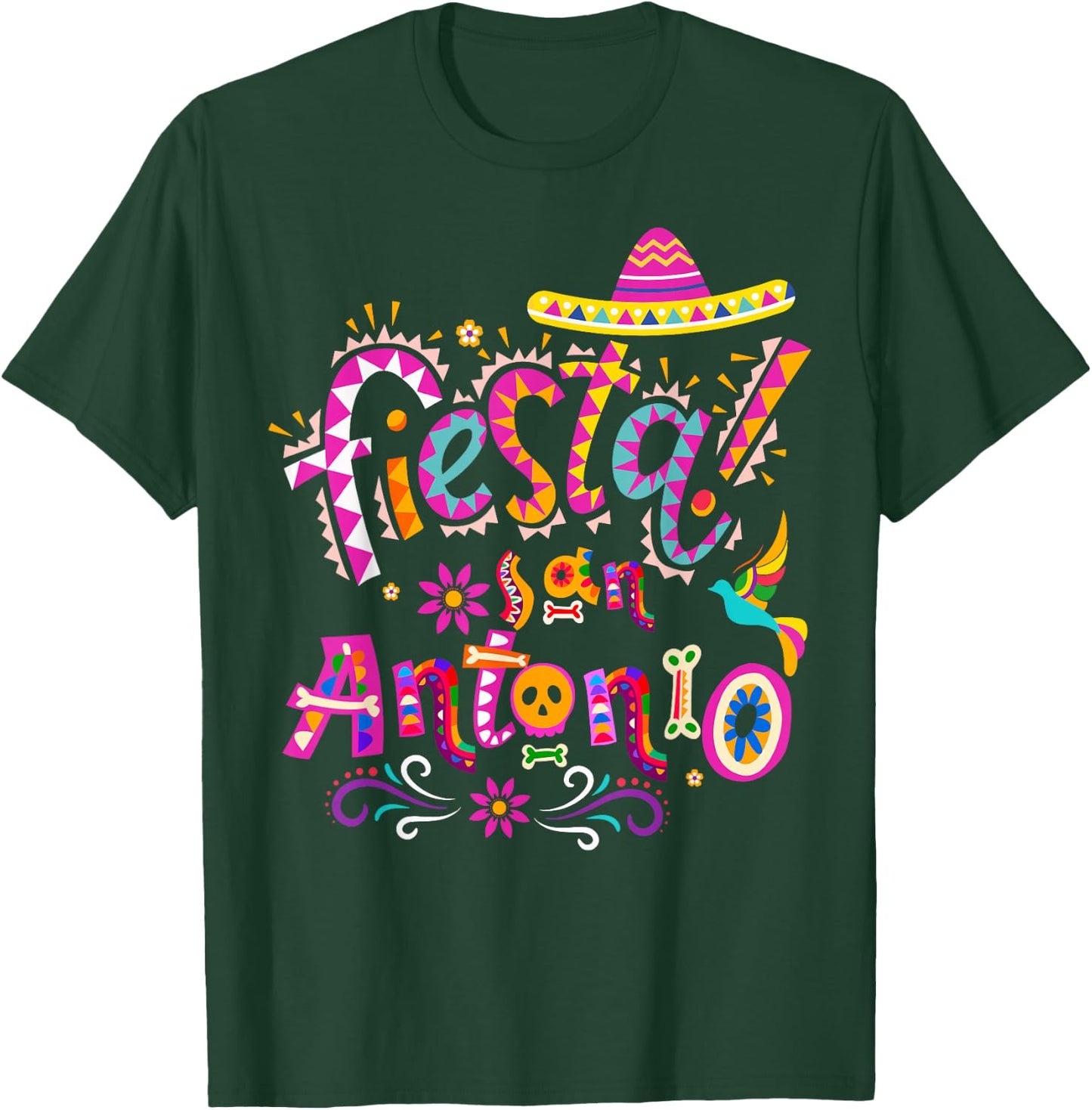 Fiesta Squad San Antonio Texas Cinco De Mayo Lets Fiesta T-Shirt - T-Shirt | Forest