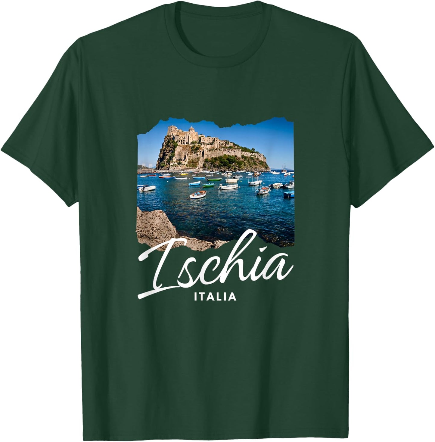 Ischia Italy Souvenir / Ischia T-Shirt - T-Shirt | Forest