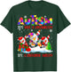 Autism It's Not A Disability Dabbing Santa Christmas Autism T-Shirt - T-Shirt | Forest