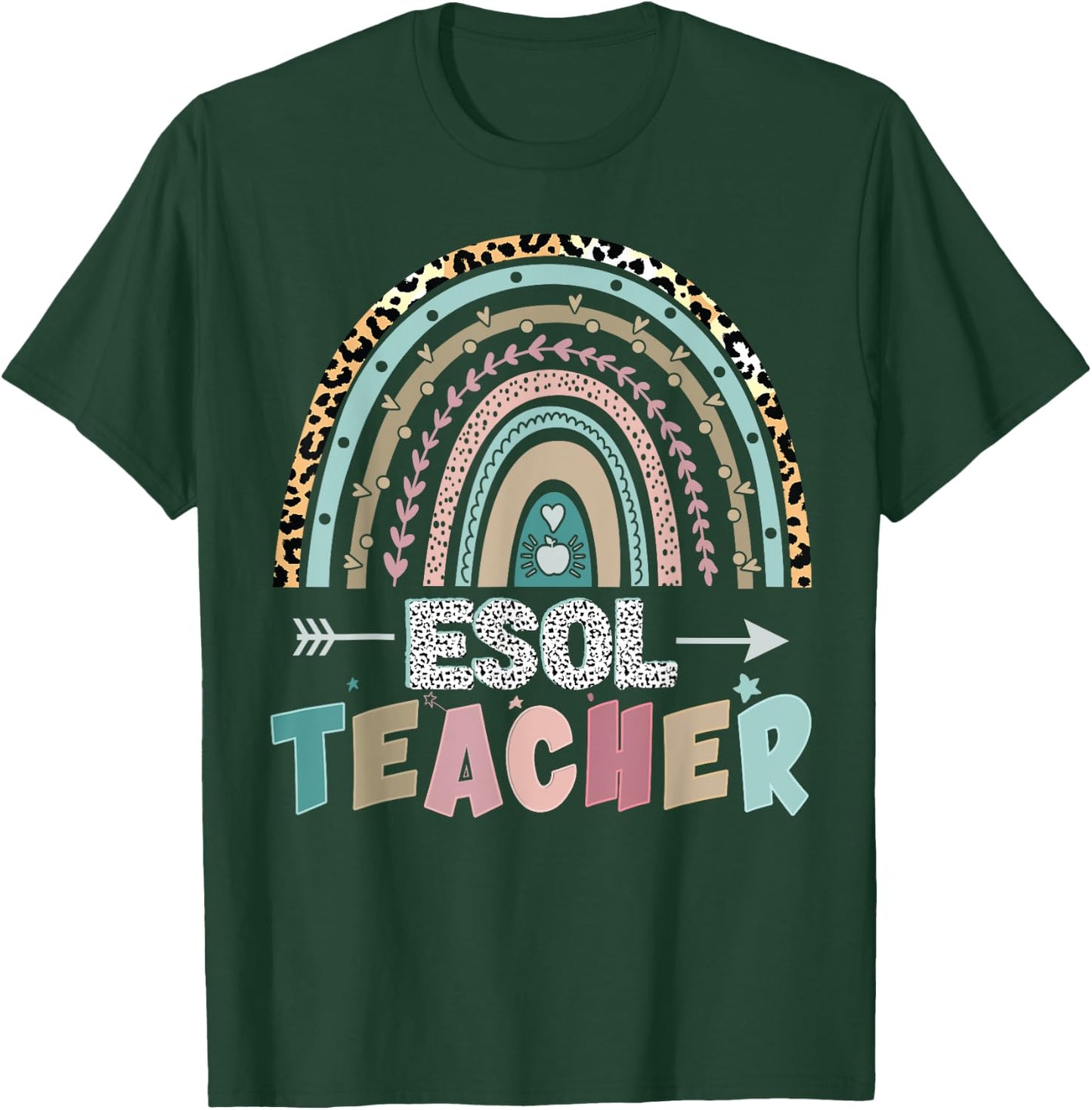 ESOL Team Teachers and Students Back To School Women T-Shirt - T-Shirt | Forest