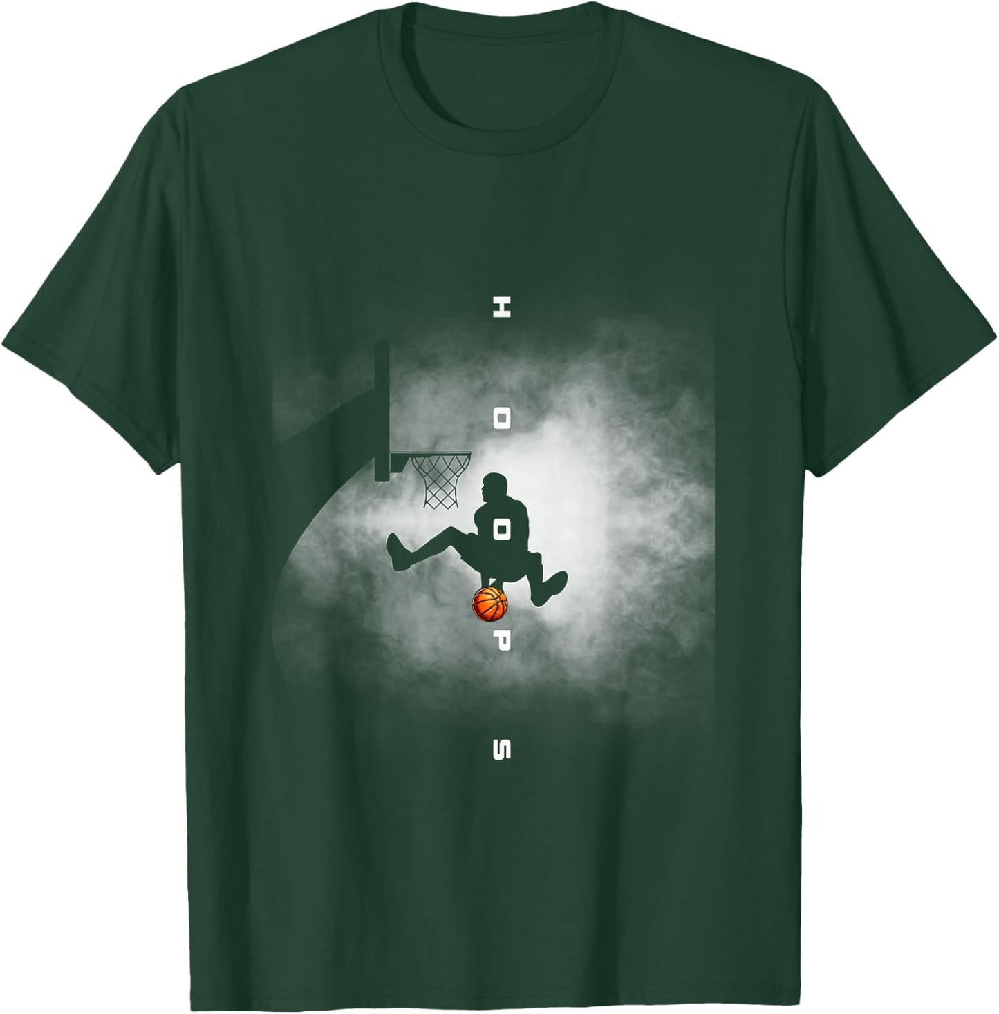 Hoops Basketball Apparel - Basketball T-Shirt - T-Shirt | Forest