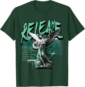 Release Retro Green Glow 1s Matching Women T-Shirt - T-Shirt | Forest