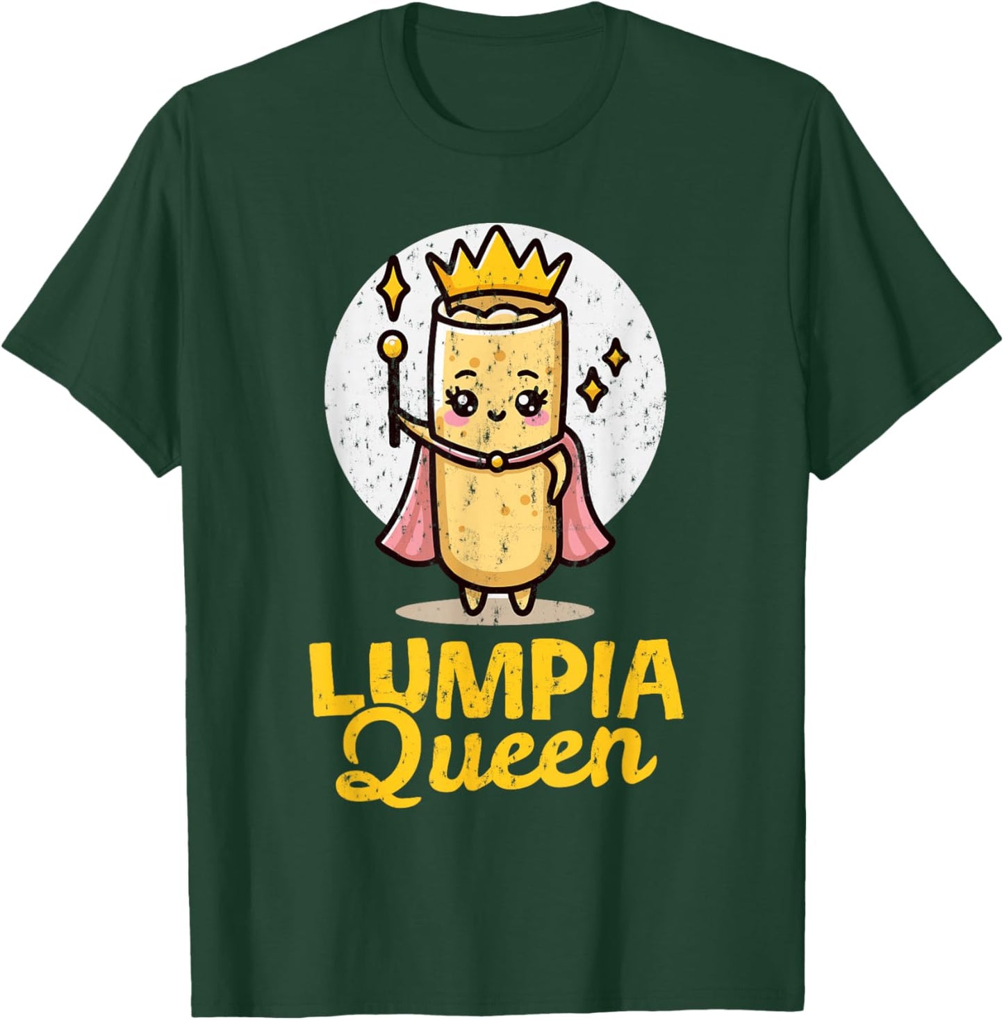 Lumpia Queen Cute Filipino Food Pinoy Pride Foodie Filipina T-Shirt - T-Shirt | Forest