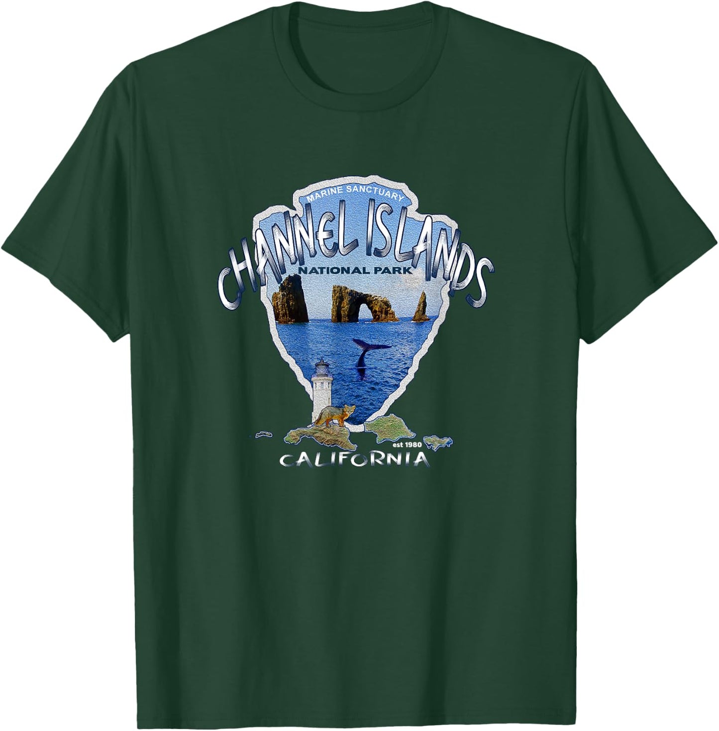 Channel Island National Park Ocean Sanctuary California T-Shirt - T-Shirt | Forest