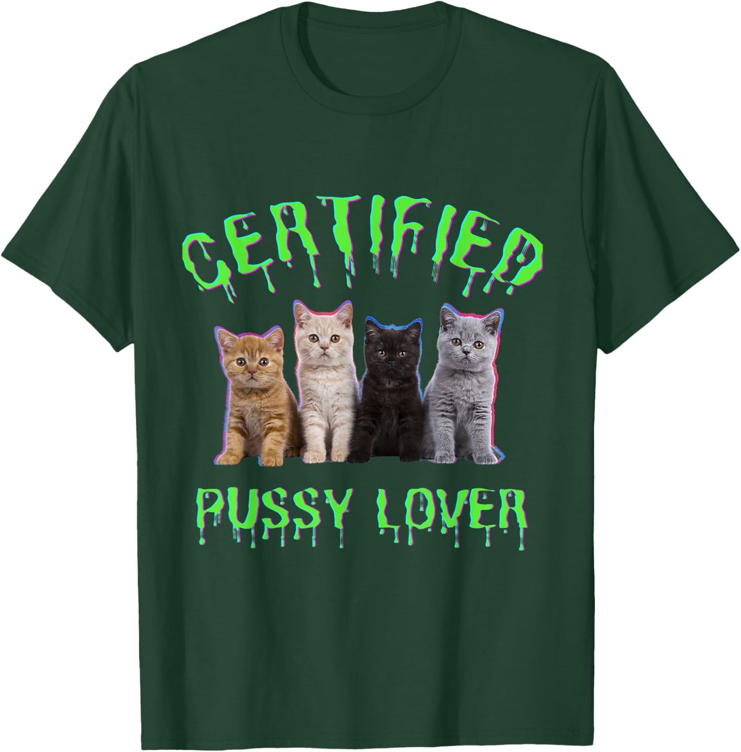 Funny Inappropriate Embarrassing Adult Humor, cat Lover T-Shirt - T-Shirt | Forest
