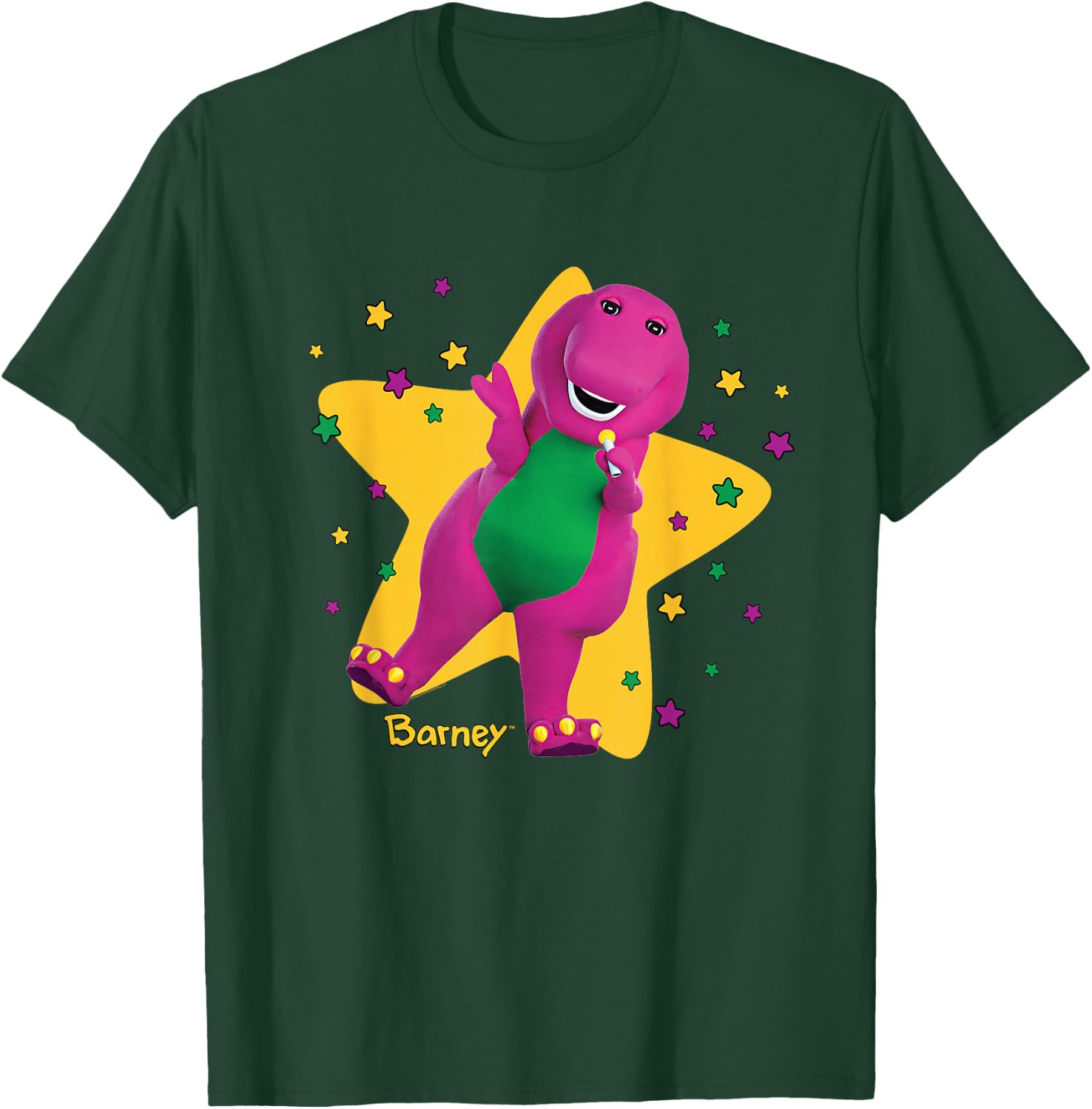 Barney - Barney Star T-Shirt - T-Shirt | Forest