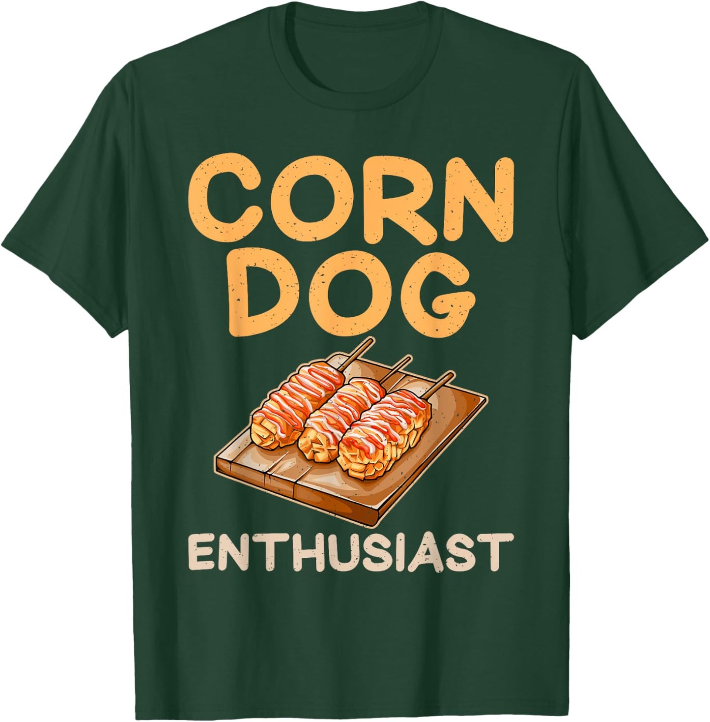 Corn Dog Enthusiast Corn Dog Women Kids T-Shirt - T-Shirt | Forest