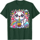 Cute Cat Boba Tea Bubble Tea Anime Kawaii Neko Gift T-Shirt - T-Shirt | Forest
