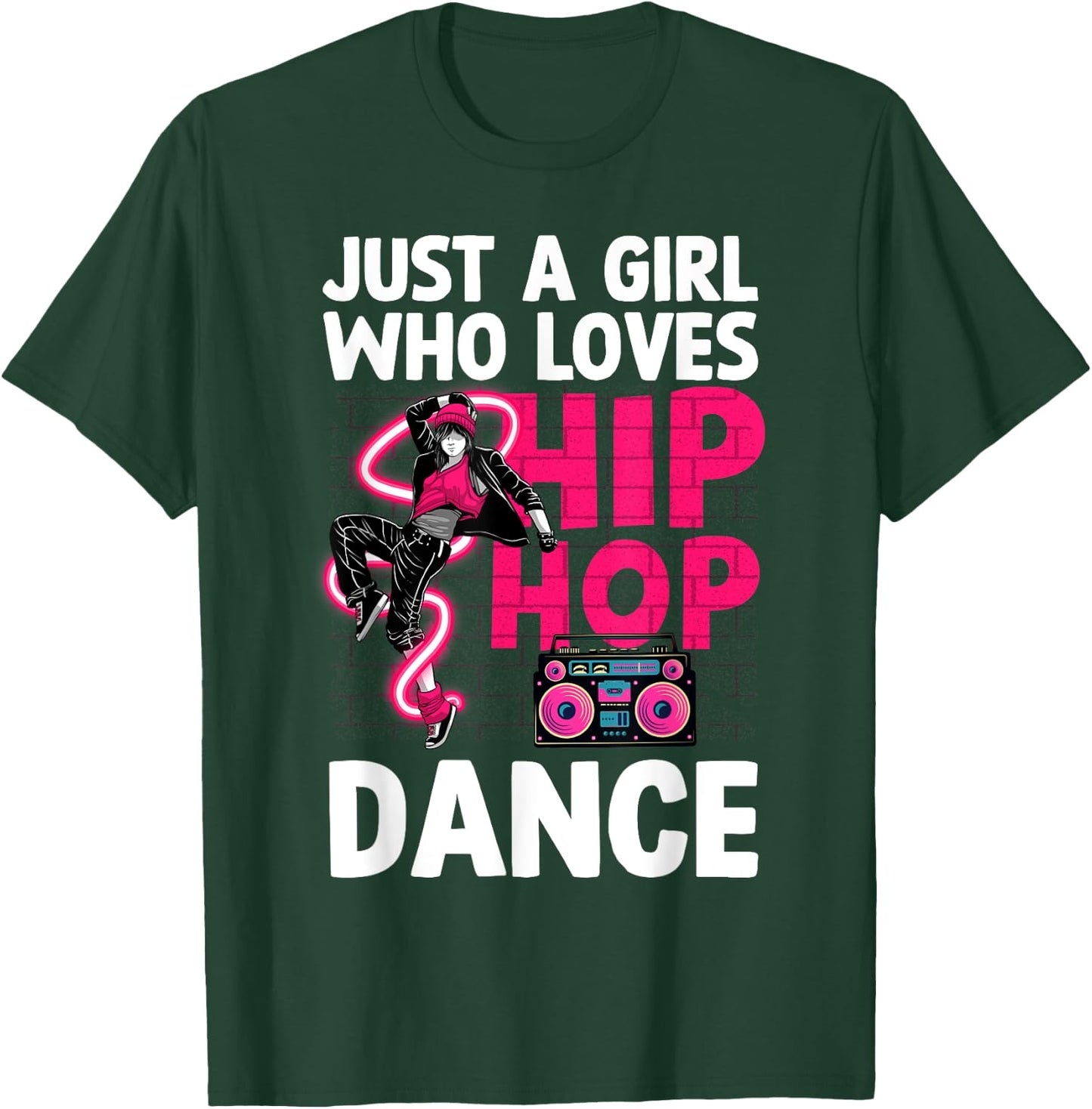 Cool Hip Hop Art Teen Girls Hiphop Dancing Hip Hop T-Shirt - T-Shirt | Forest