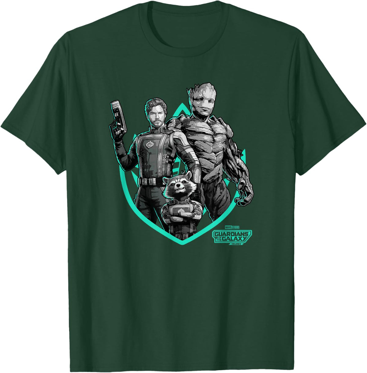 Marvel Guardians of the Galaxy Vol. 3 Vintage Ravager Group T-Shirt - T-Shirt | Forest