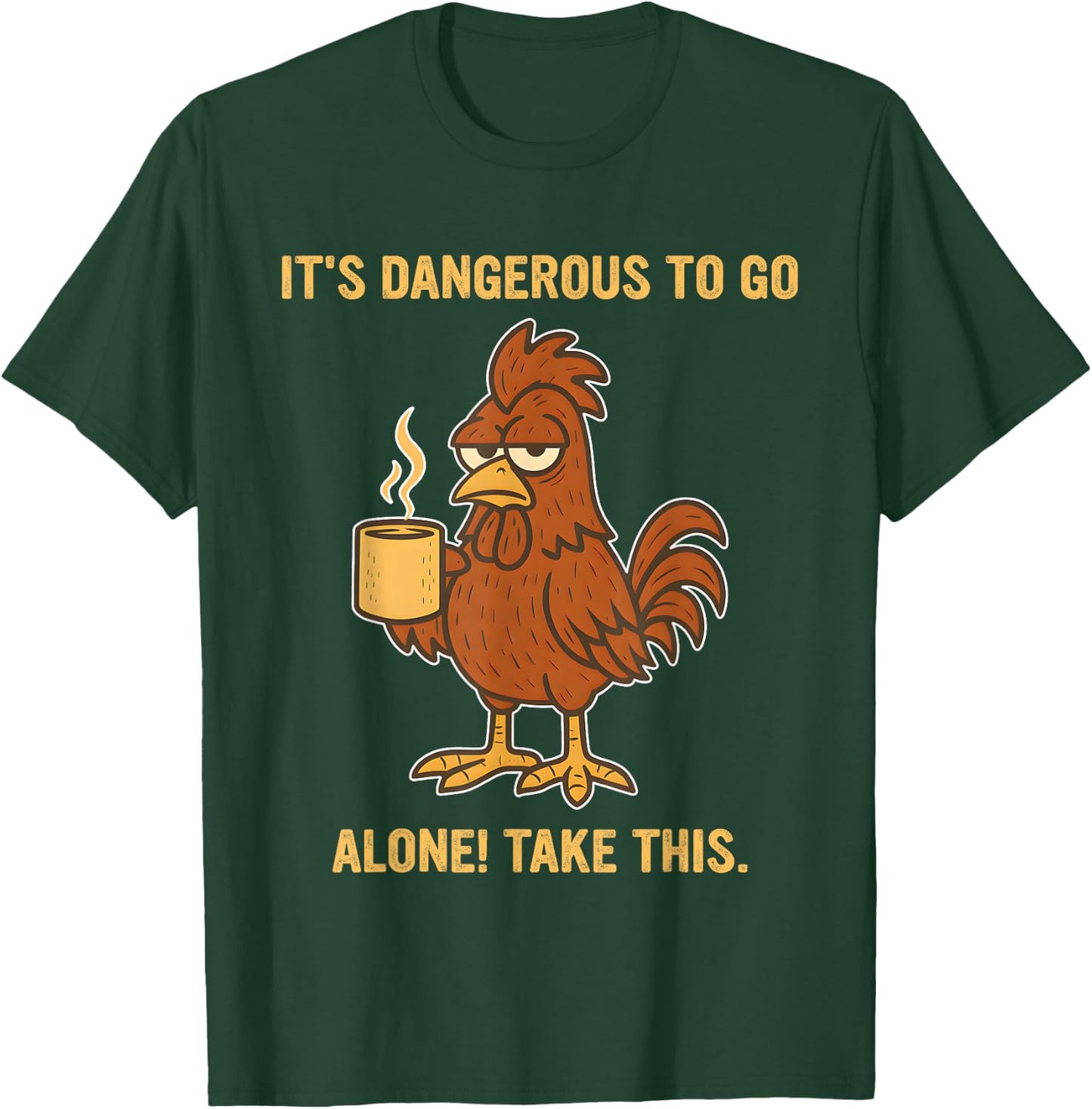It's Dangerous, to Go Alone! Take This. T-Shirt - T-Shirt | Forest