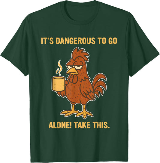 It's Dangerous, to Go Alone! Take This. T-Shirt - T-Shirt | Forest