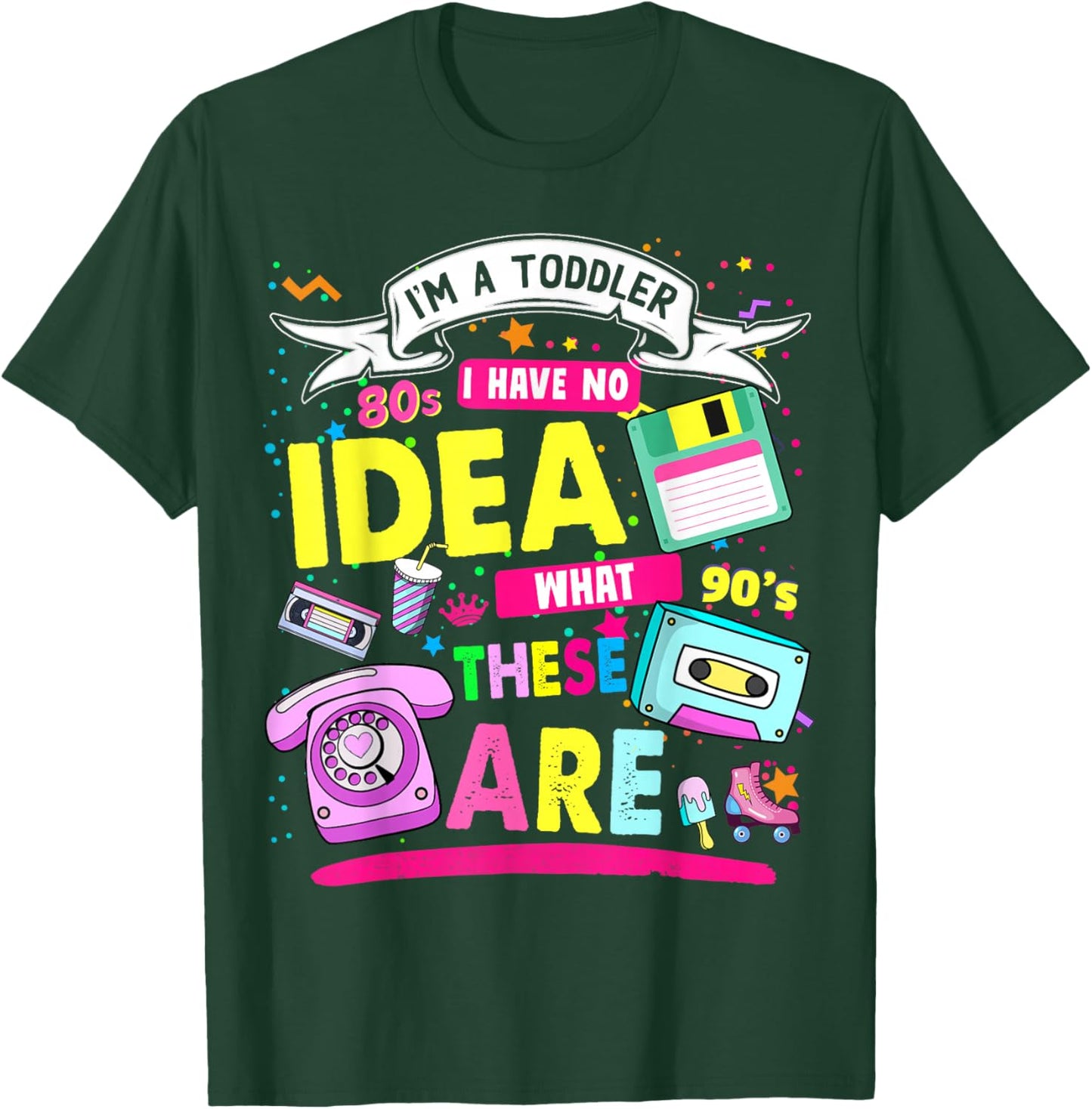 80s Outfit Ideas for Toddlers & Kids 80s Nostalgia T-Shirt - T-Shirt | Forest