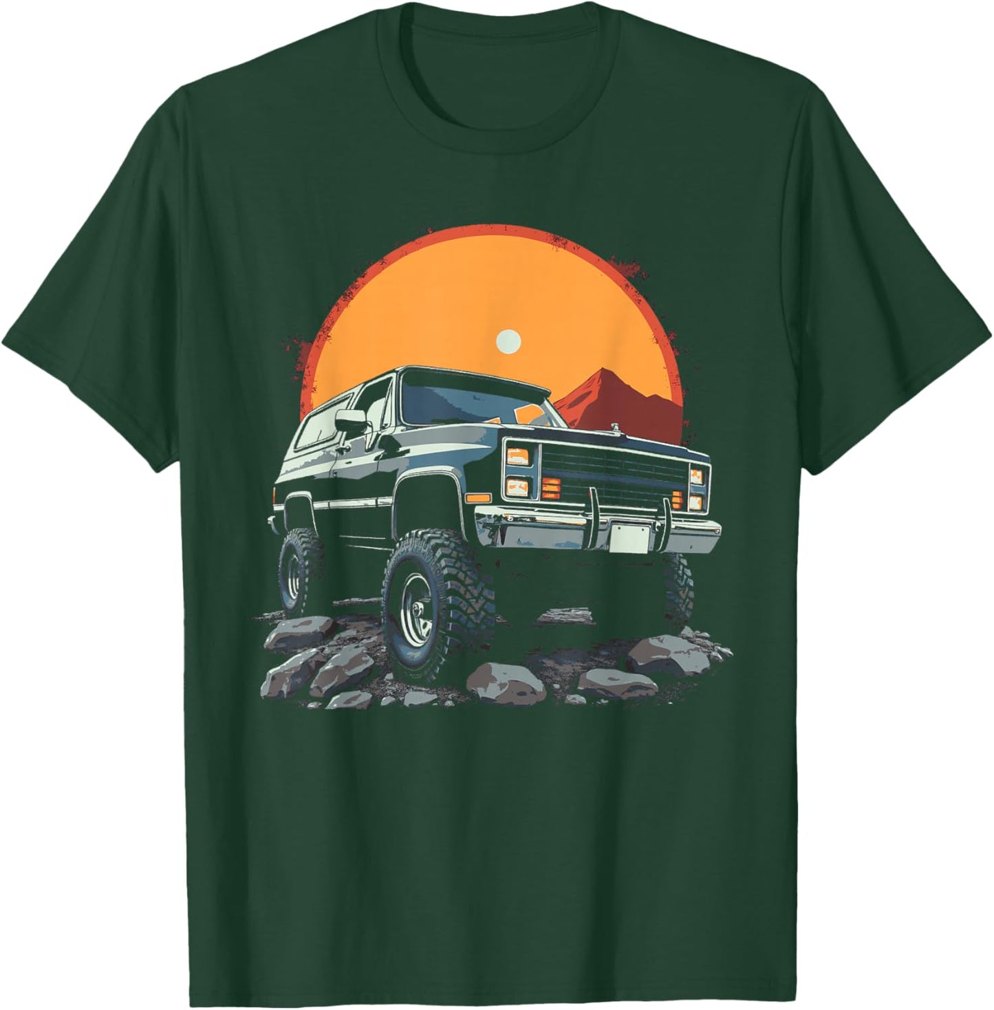 1985 Second Generation Squarebody K5 Blaze Truck 4x4 Jimmy T-Shirt - T-Shirt | Forest