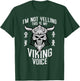Not Yelling This Is My Viking Voice Funny Mom Dad Men Women T-Shirt - T-Shirt | Forest