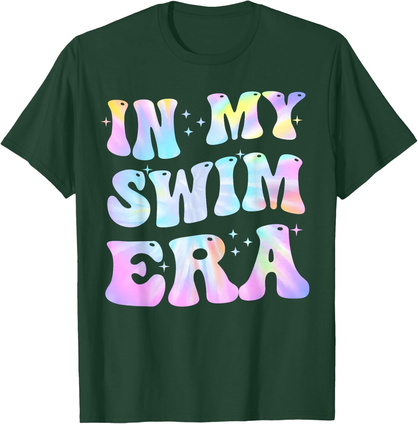 Retro In My Swim Era Swimming Swimmers Women Men Kids T-Shirt - T-Shirt | Forest