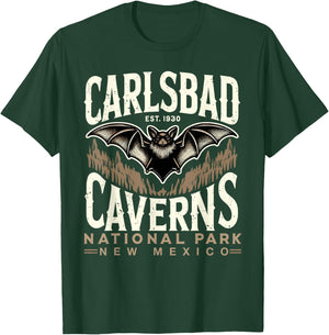 Carlsbad Caverns National Park Bat Carlsbad Souvenir T-Shirt - T-Shirt | Forest