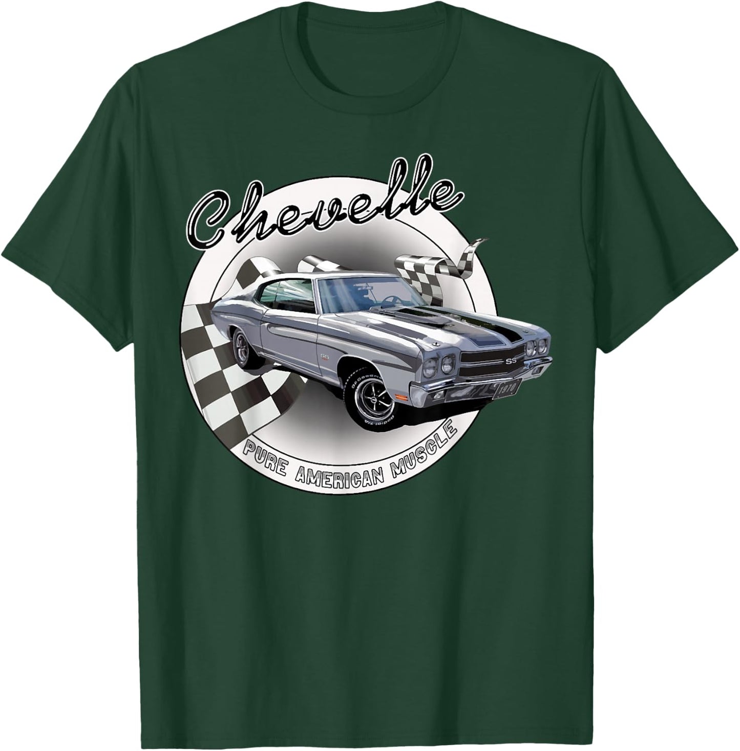 1970 70 Chevelle SS Cortez Silver Trending Chevys Muscle Car T-Shirt - T-Shirt | Forest