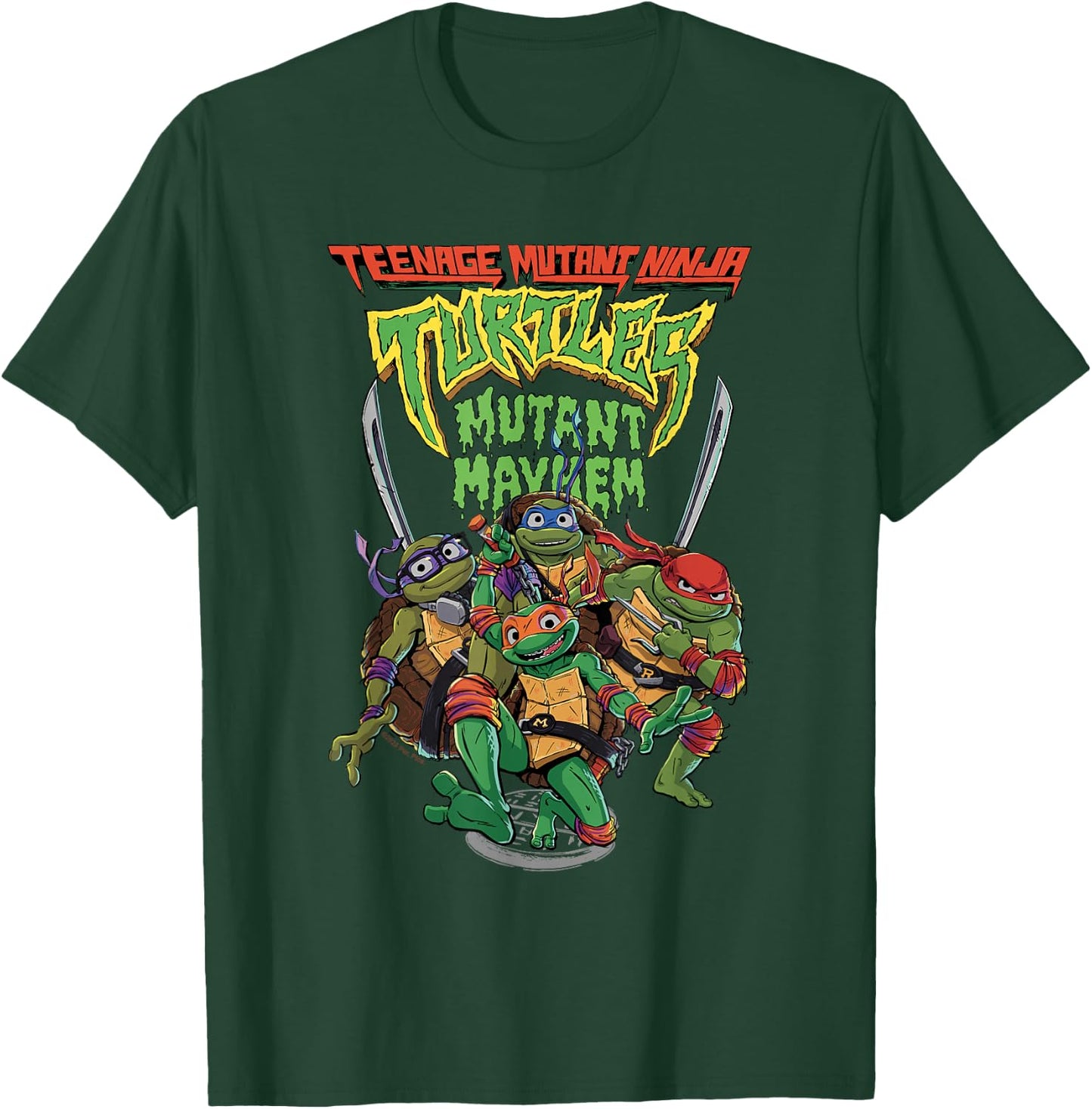Teenage Mutant Ninja Turtles: Mutant Mayhem Group T-Shirt - T-Shirt | Forest