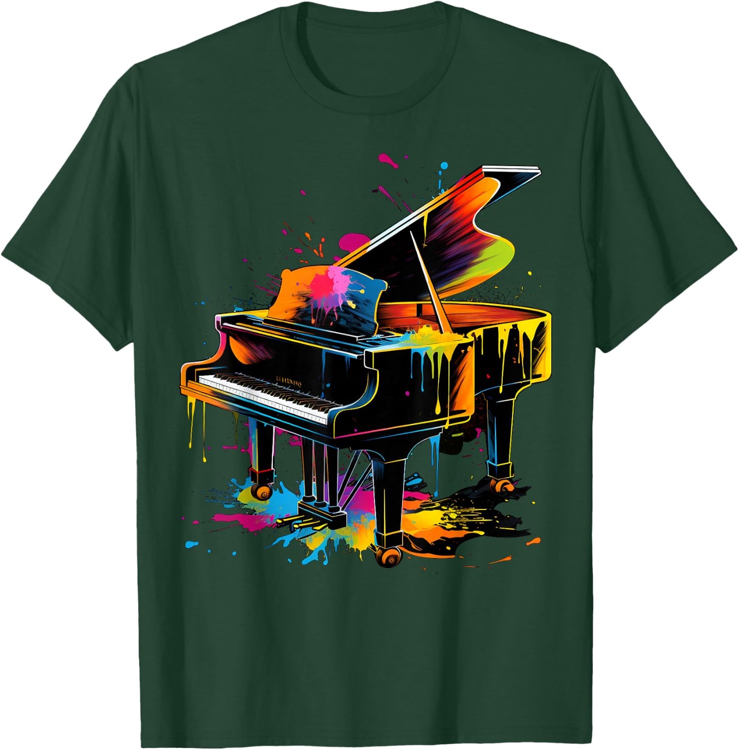 Men, Women and Kids Piano T-Shirt - T-Shirt | Forest