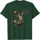 Lady Liberty Basketball - SLAM Dunk ONE Hand ON The Rim T-Shirt - T-Shirt | Forest