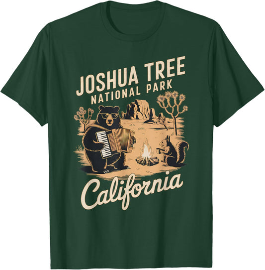Retro Joshua Tree National Park California T-Shirt - T-Shirt | Forest