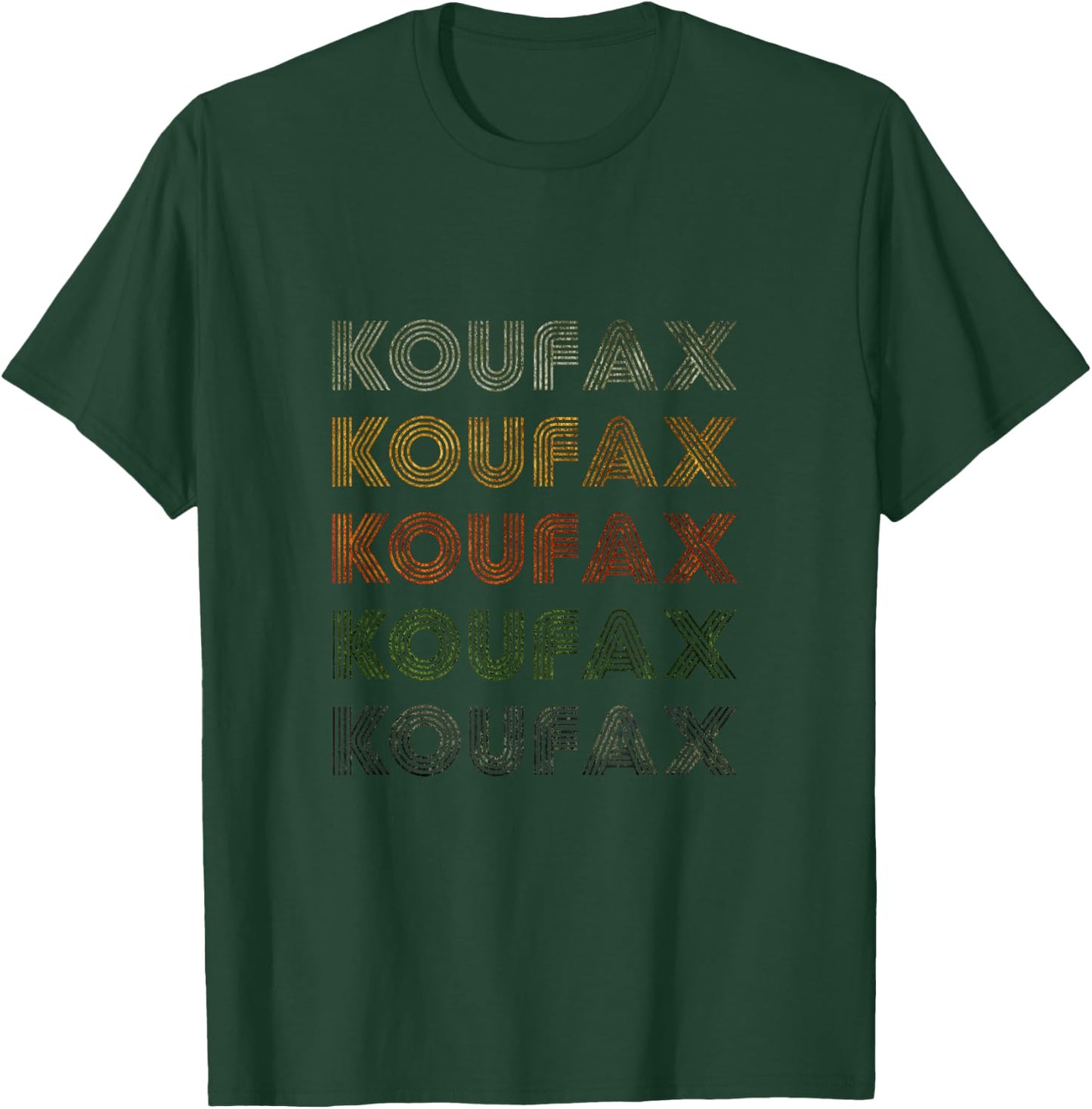 Love Heart Koufax Grunge Vintage Style Black Koufax T-Shirt - T-Shirt | Forest