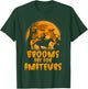 Brooms Are For Amateurs Witch Riding Horse Halloween women T-Shirt - T-Shirt | Forest
